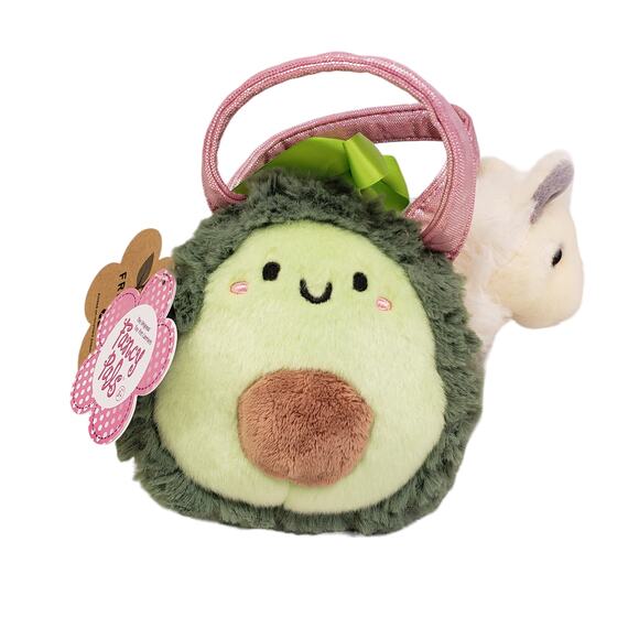 Aurora Fashionable Fancy Pals Foodie Avocado Stuffed Animal Llama Purse 6" - Picture 11 of 11